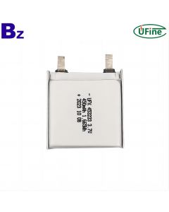 리튬 폴리머 셀 공급 업체 도매 고품질 무선 스피커 배터리 UFX 453233 3.7V 450mAh 리튬 이온 배터리