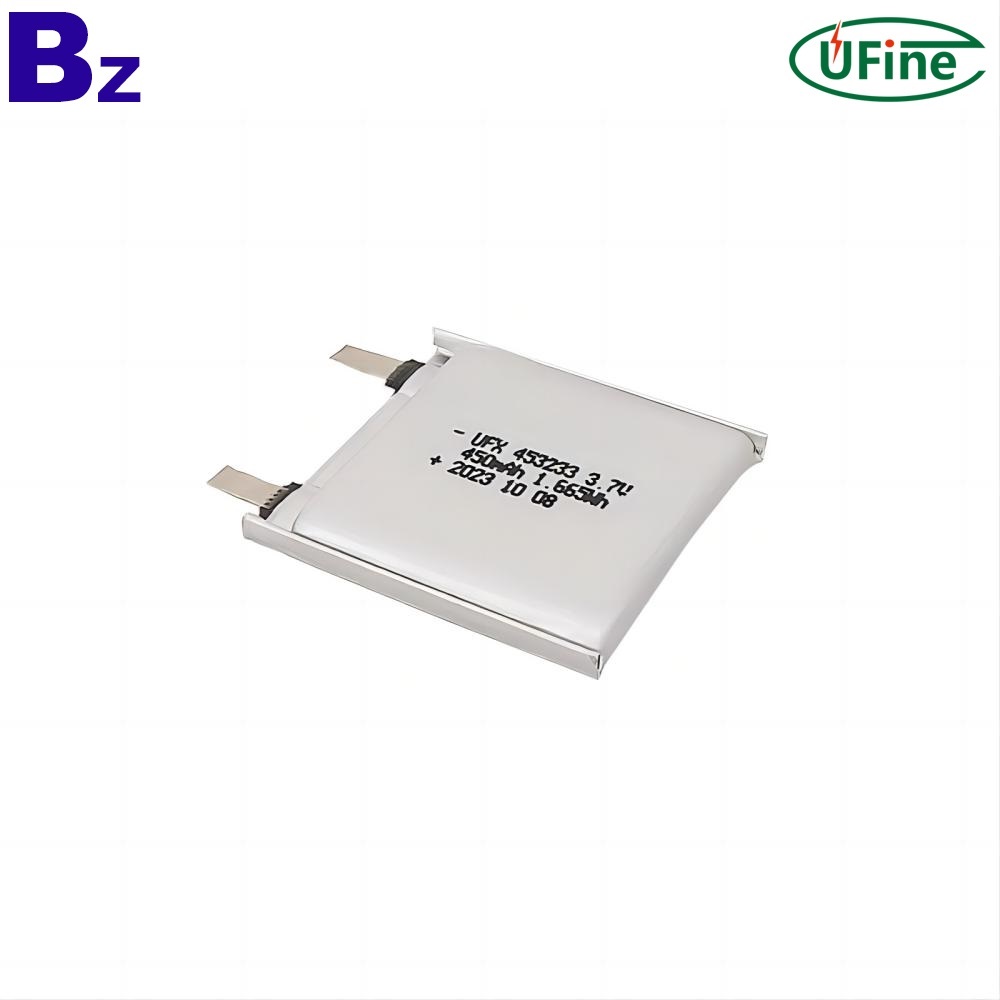 453233 3.7V 450mAh 리튬 이온 배터리