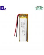 중국 Lipo 셀 공장 전문 맞춤형 GPS 추적기 로케이터 배터리 UFX 551552 3.7V 400mAh 리튬 이온 배터리