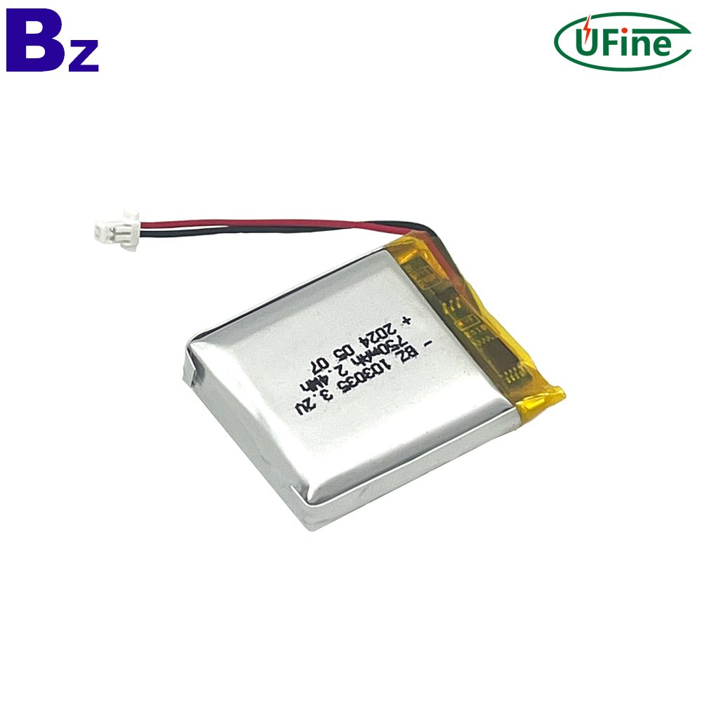 103035 3.2V 750mAh LiFePO4 배터리