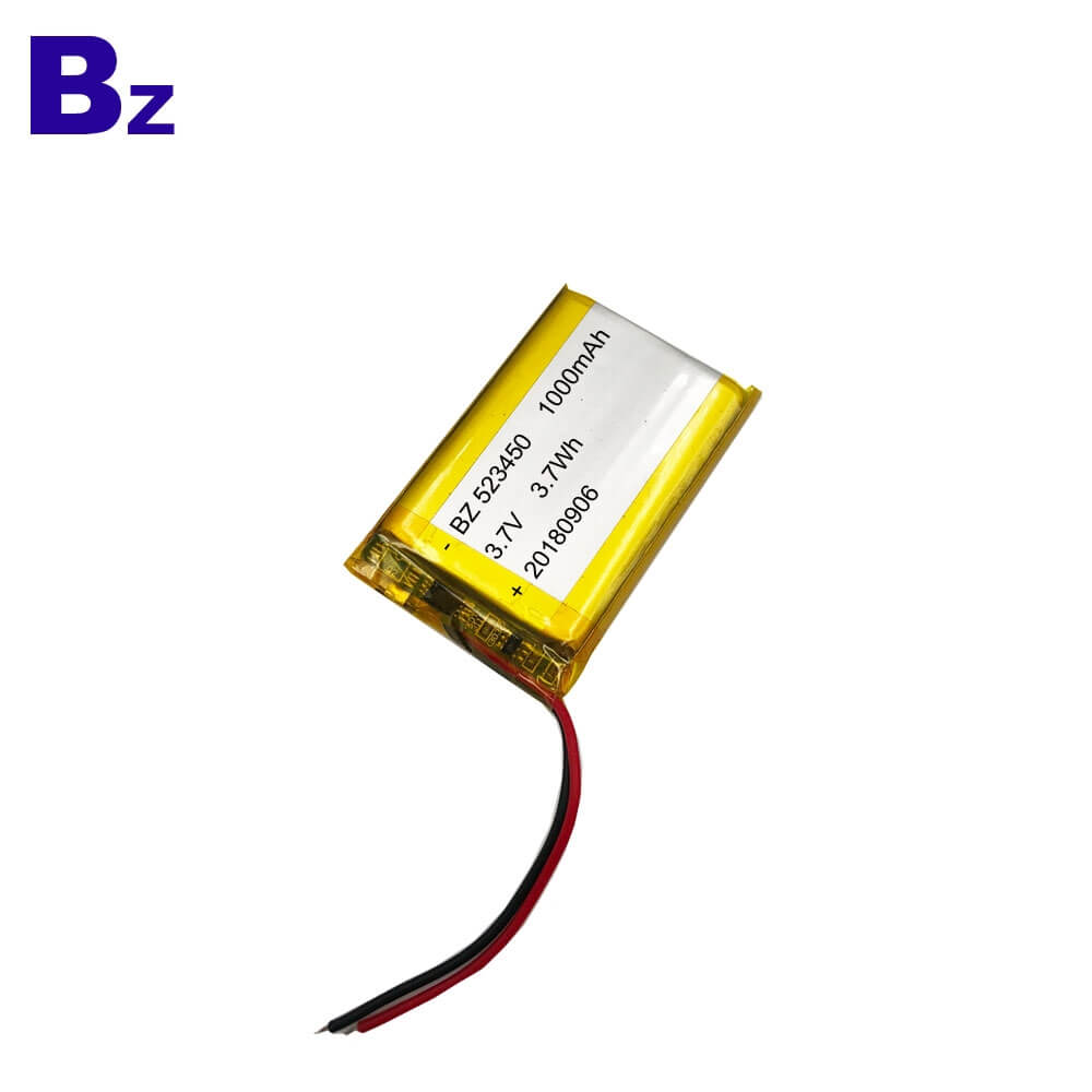 1000mAh 3.7V Lipo 배터리