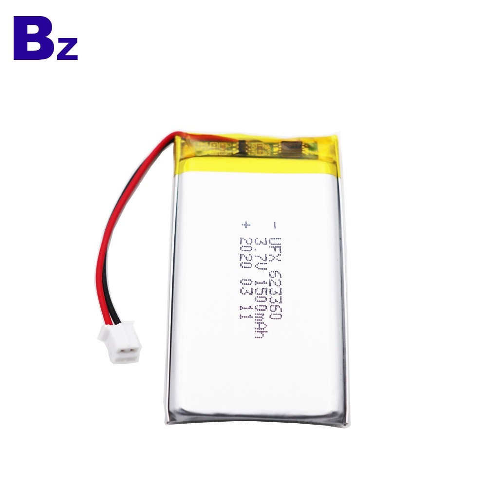 623360 1500mAh 3.7V 리튬 폴리머 배터리