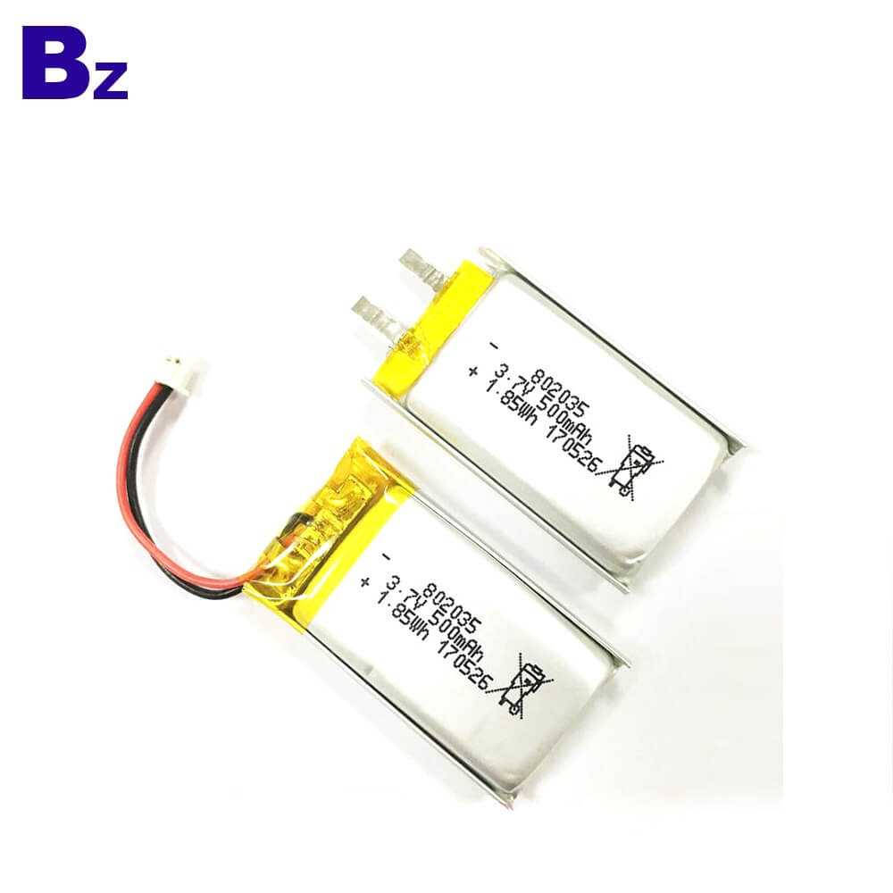 타코 그래프 용 500mAh Lipo 배터리