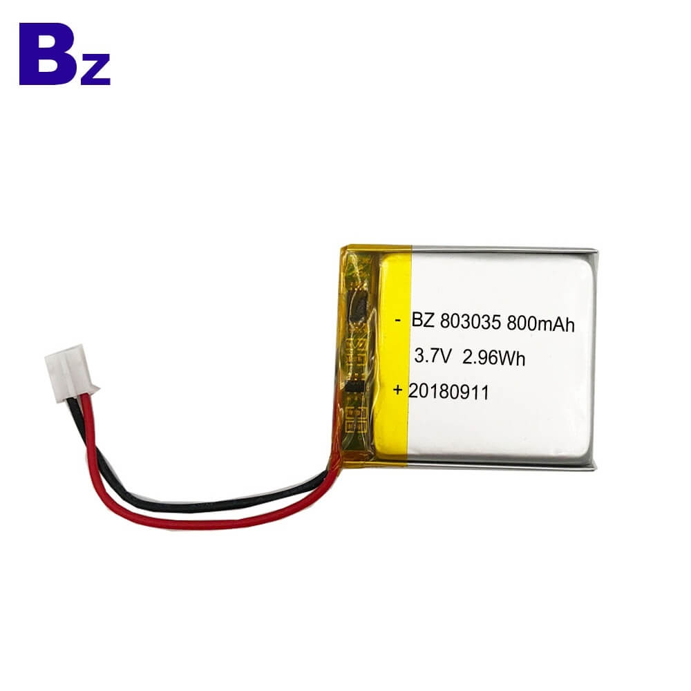 BZ 803035 800mAh 3.7V Lipo 배터리