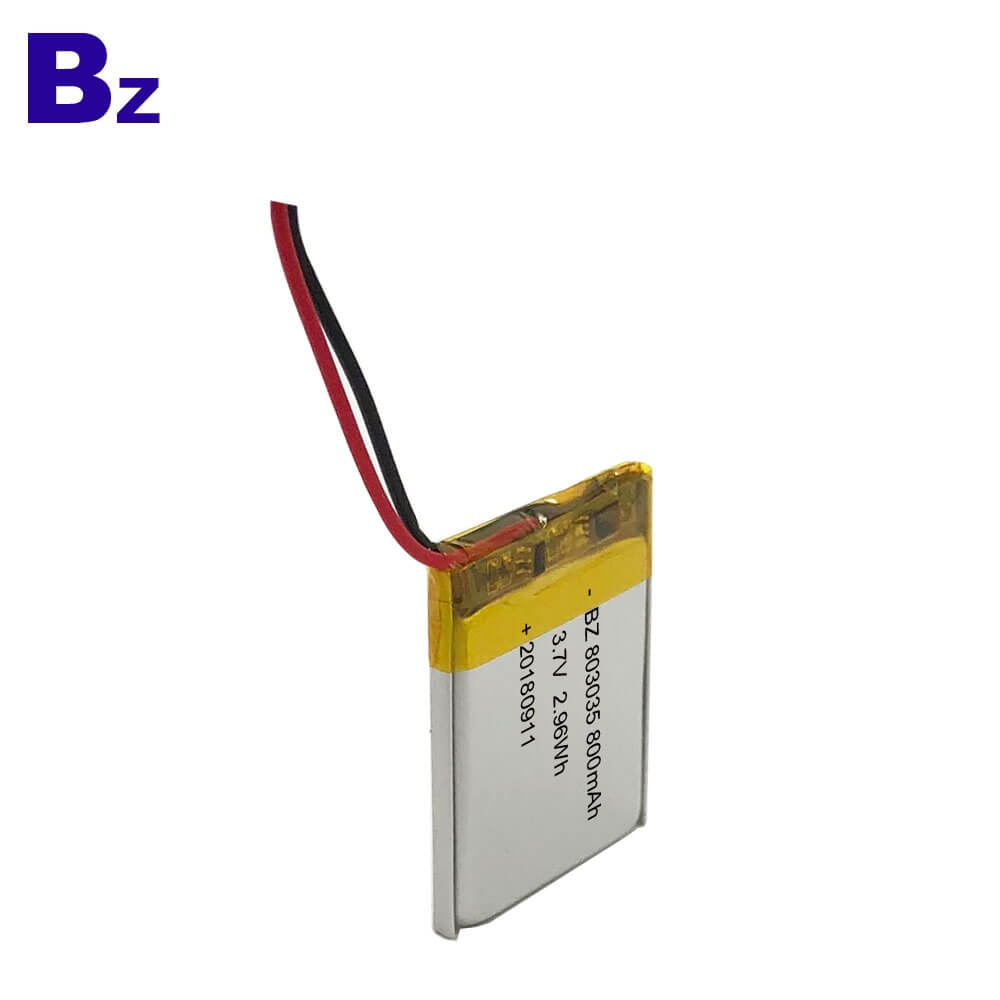 800mAh 3.7V Lipo 배터리