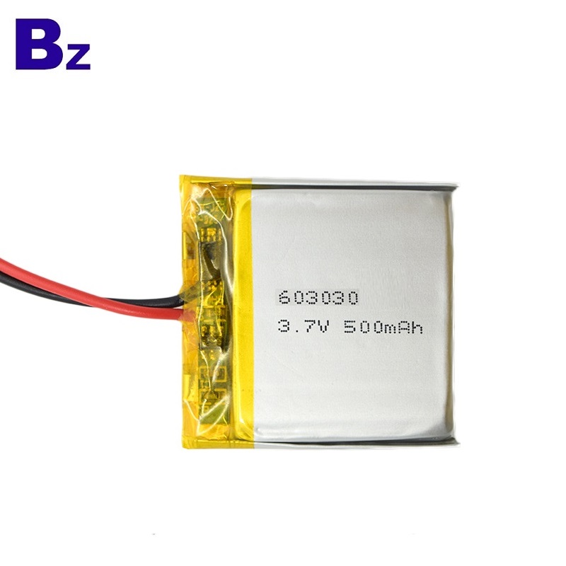 603030 500mAh 3.7V Lipo 배터리