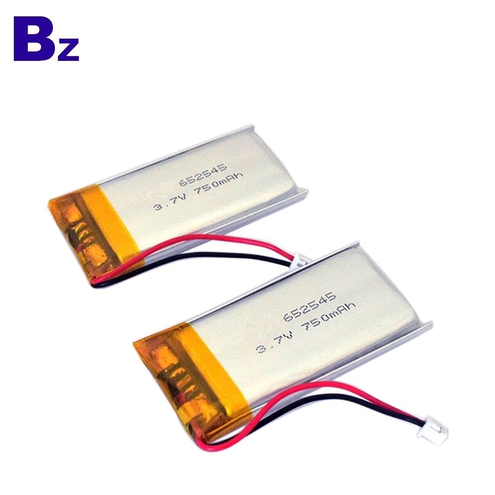 마사지 장치 용 리튬 배터리 650mAh