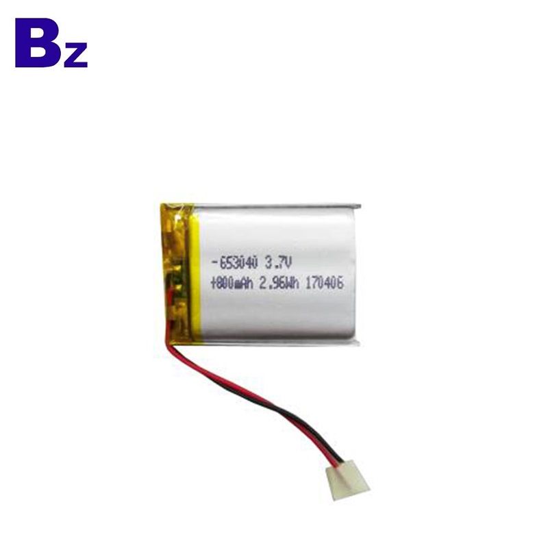 653040 800mAh 3.7V Lipo 배터리