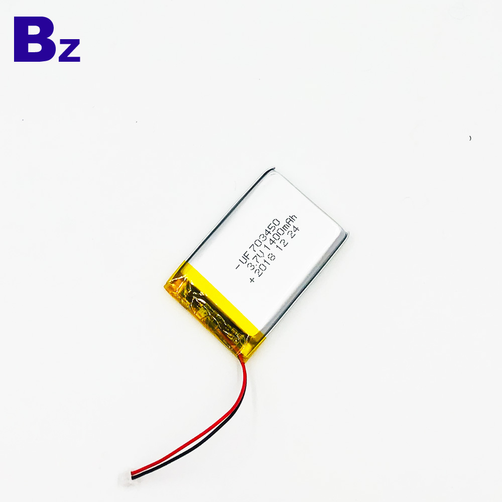 1400mAh 3.7V 리튬 폴리머 배터리